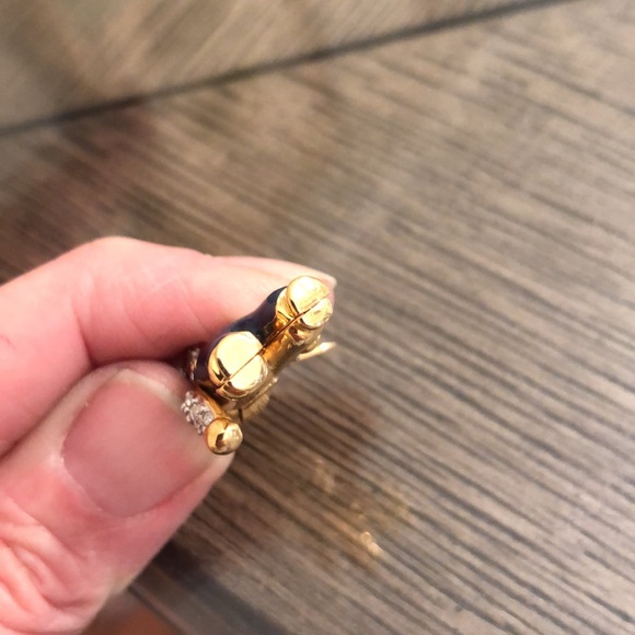 Vintage CAROLEE Rhinestone & Enamel Boy Child Pin - Picture 9 of 16